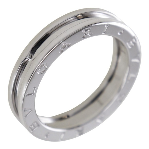 BVLGARI B-zero1 21.5 size ring, B-zero1, 18K white gold, approx. 8.6g, men's - Picture 1 of 7